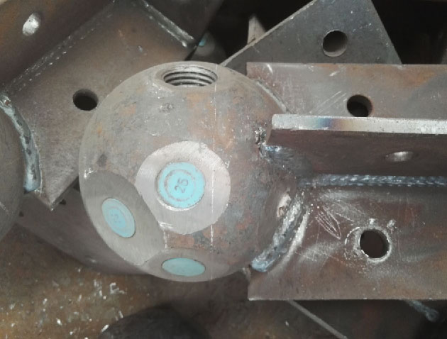 鄂尔多斯螺栓球球塞，网架配件